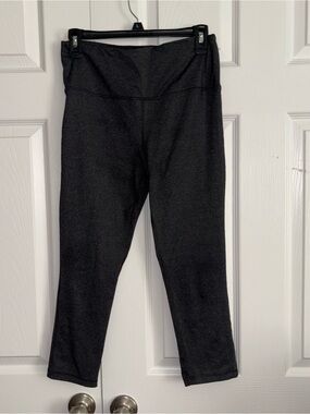 High-Rise Gray Active Leggings